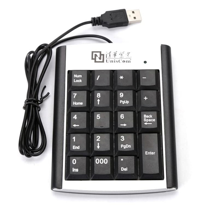Bàn phím số có dây Numeric Keypad - PC20