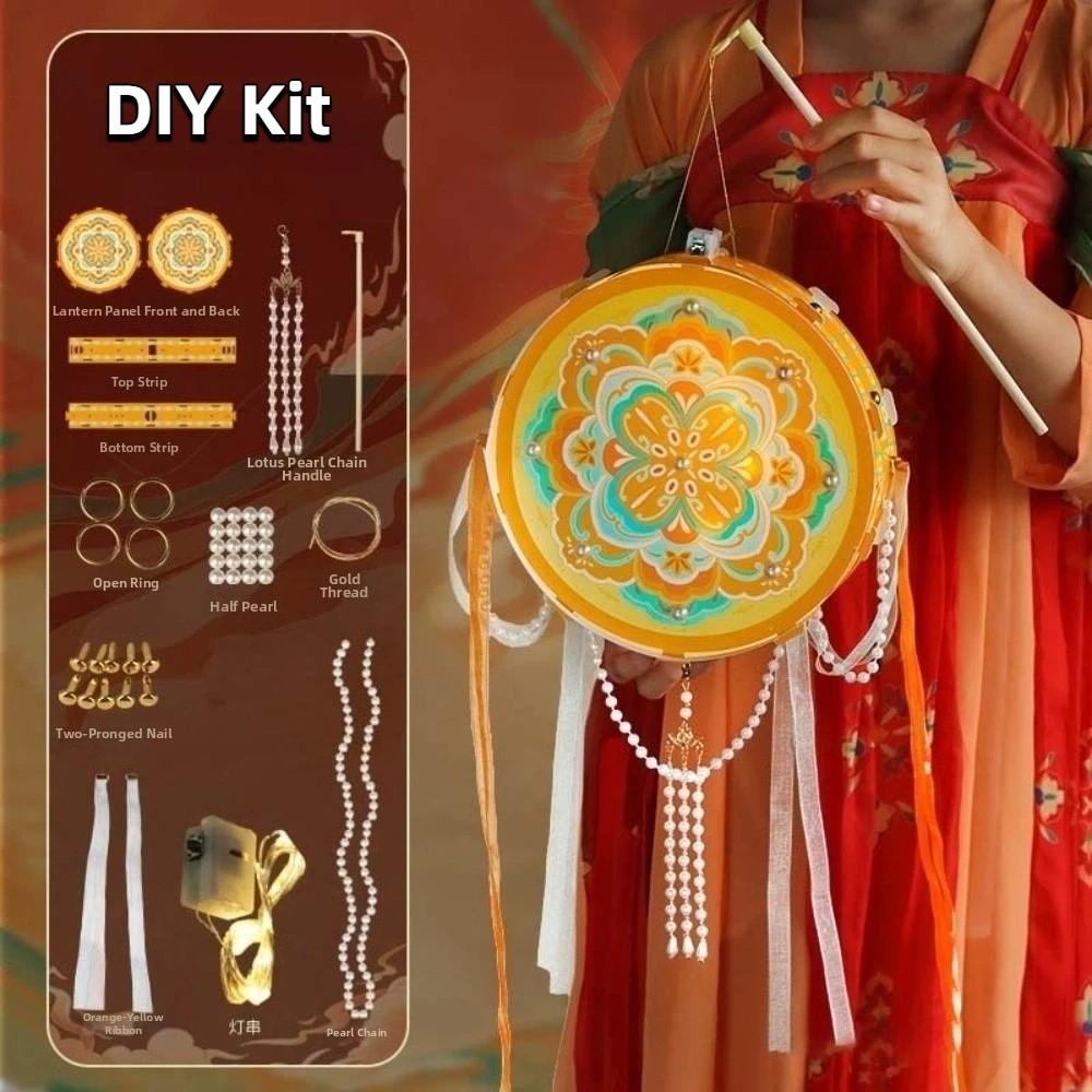 Chinese%20Portable%20Light%20LED%20Warm%20Glow%20Dunhuang%20Lanterns%20Bead-strand%20Drum%20Shaped%20Flower%20Drumlamp%20Hanging%20Ribbons%20Retro%20Pattern%20Ancient%20Style%20Light%20Crafting%20Activity%20-%20Image%209