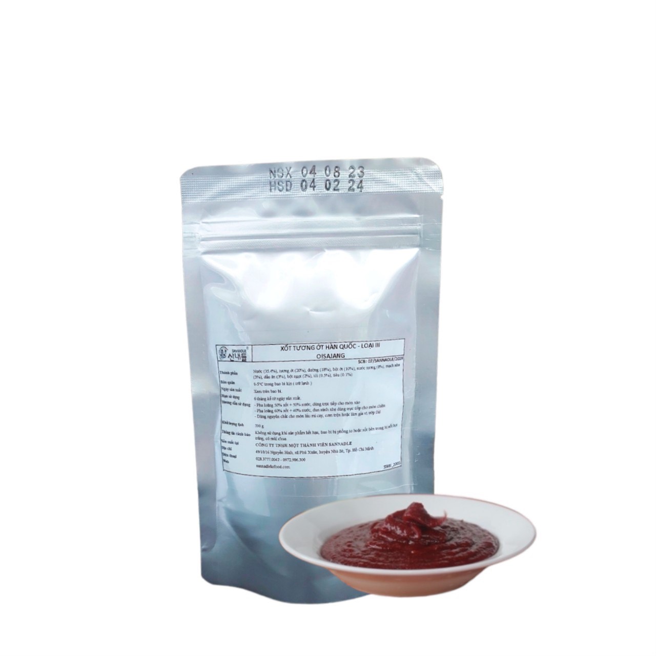 Xốt tương ớt nấu tokbokki hàn quốc ít cay 200g