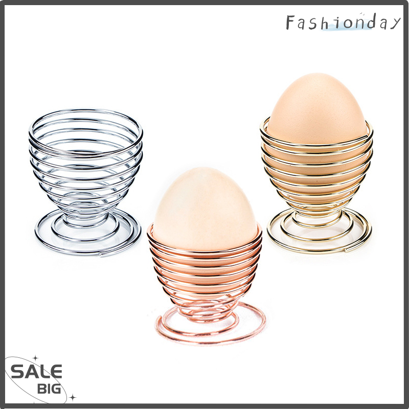 FD Legend Flash Sale Stainless Steel Boiled Egg Cups Egg Holder Tabletop Cup Kitchen Tools Breakfast Steam Rack Mold For Eggs Poach