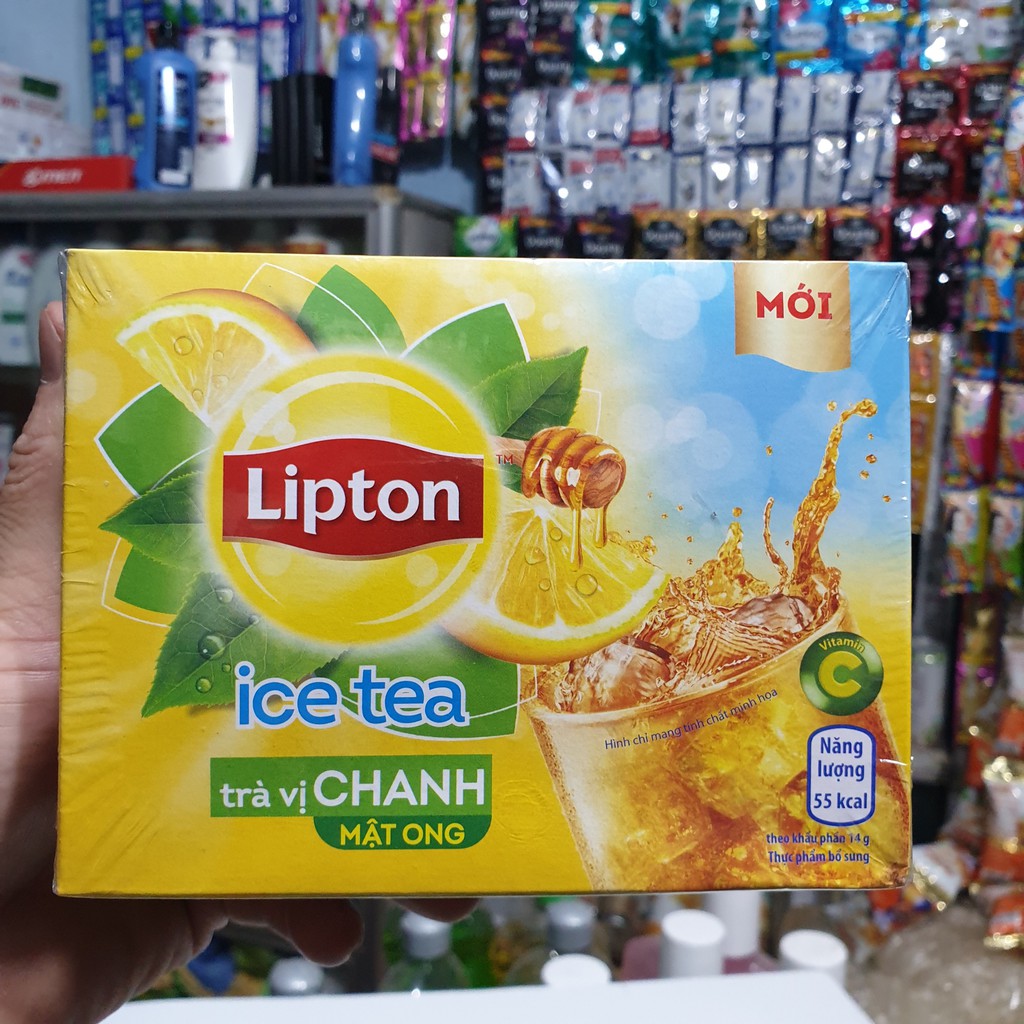 Trà chanh mật ong Lipton Ice Tea (16 Gói x 14g)
