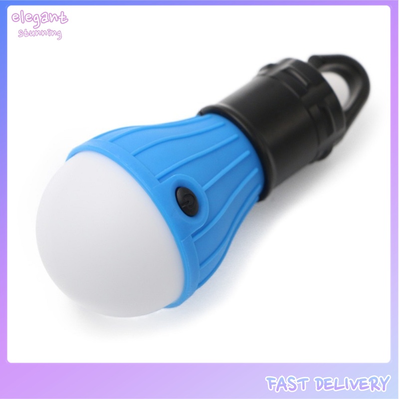 elegantstunning Mini Portable Camping Light Waterproof Tent Light Emergency Lamp Flashlight With Hanging Hook 5188