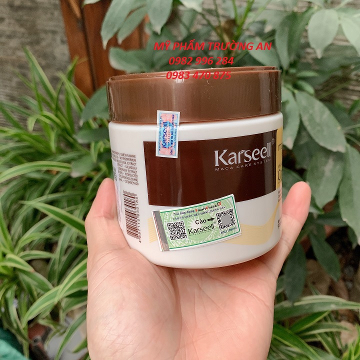 Kem ủ tóc Karseell Collagen Maca siêu mượt phục hồi tóc 500ml