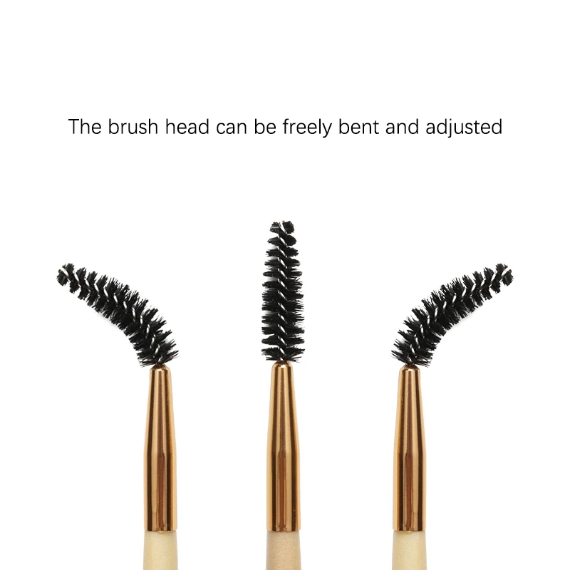 Double Head Eyebrow Brush Comb Eyeliner Eyelashes Cosmetics Makeup Brushes Tool