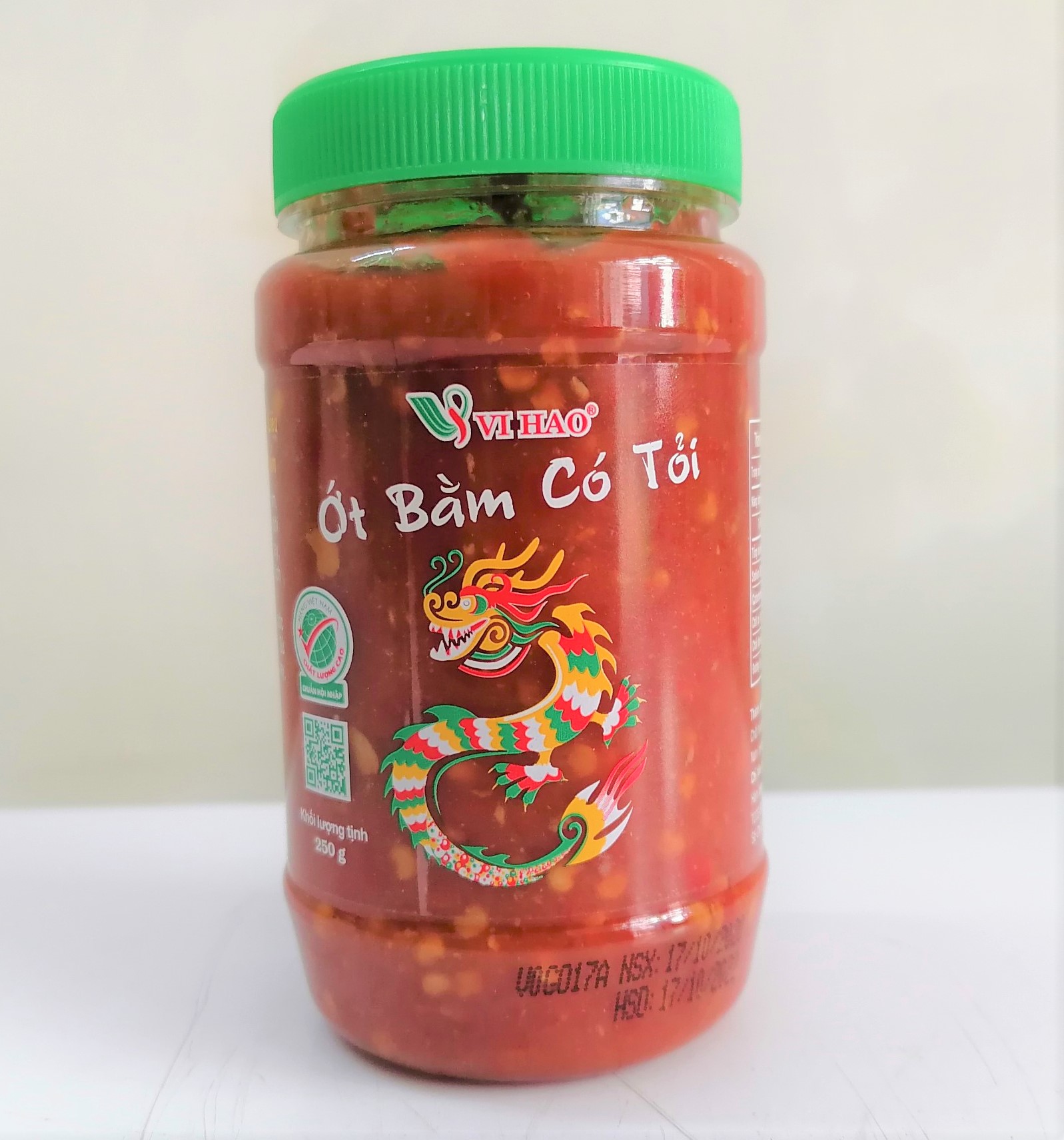 [Lọ 250g – CÓ TỎI] ỚT BẰM CÓ TỎI [VN] VỊ HẢO Chopped Chilli With Garlic