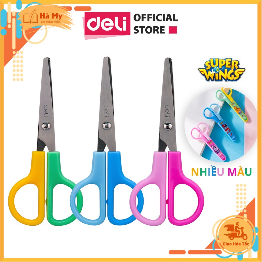 (1 Cây) Kéo học sinh 121mm DELI - ED60601