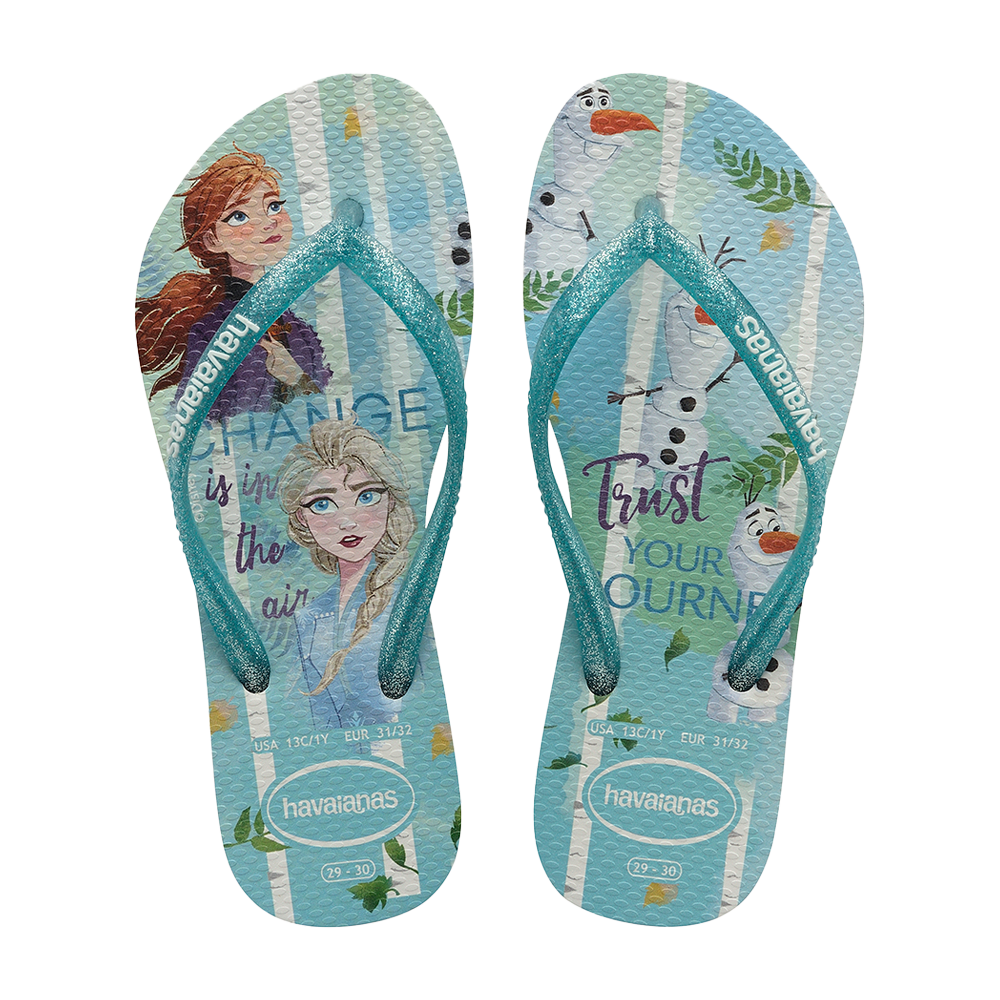 havaianas slippers frozen