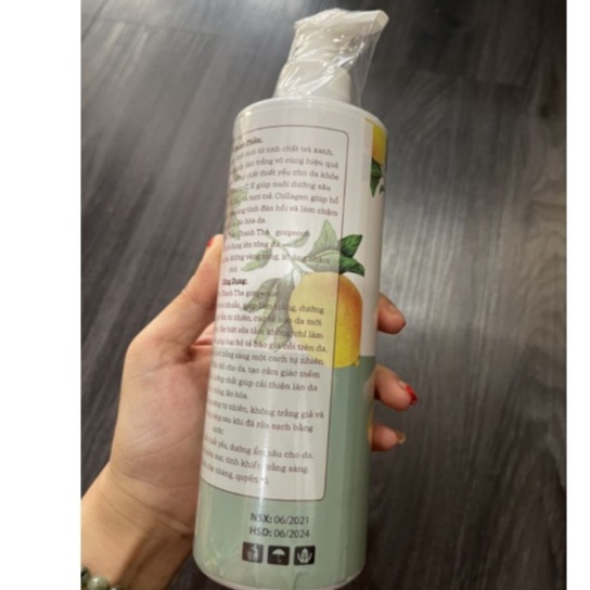 [CAM KẾT CHÍNH HÃNG] Sữa Tắm Chanh Trắng Da MÚI XÙ GORGEOUS
