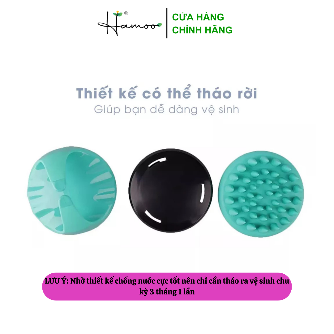 Lược gội đầu massage chất liệu silicon cao cấp
