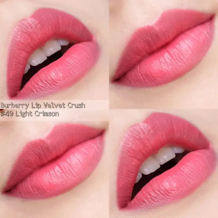 burberry lip velvet crush light crimson