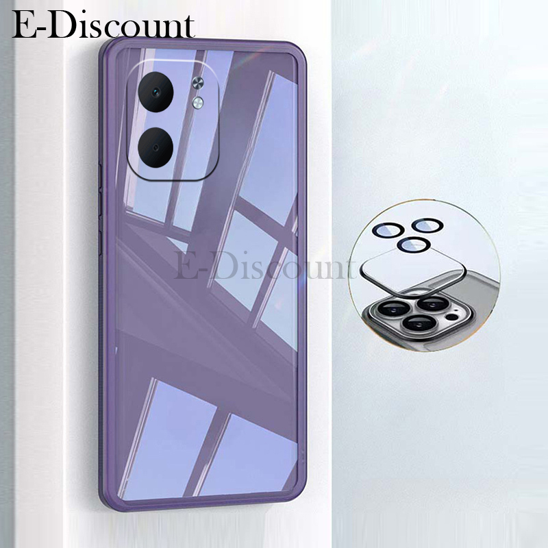 New Phone case OPPO A5X Back cover Camera Protection Semi Transparent Soft Silicone Shockproof with Lens Protector Films For OPPO A5X case.