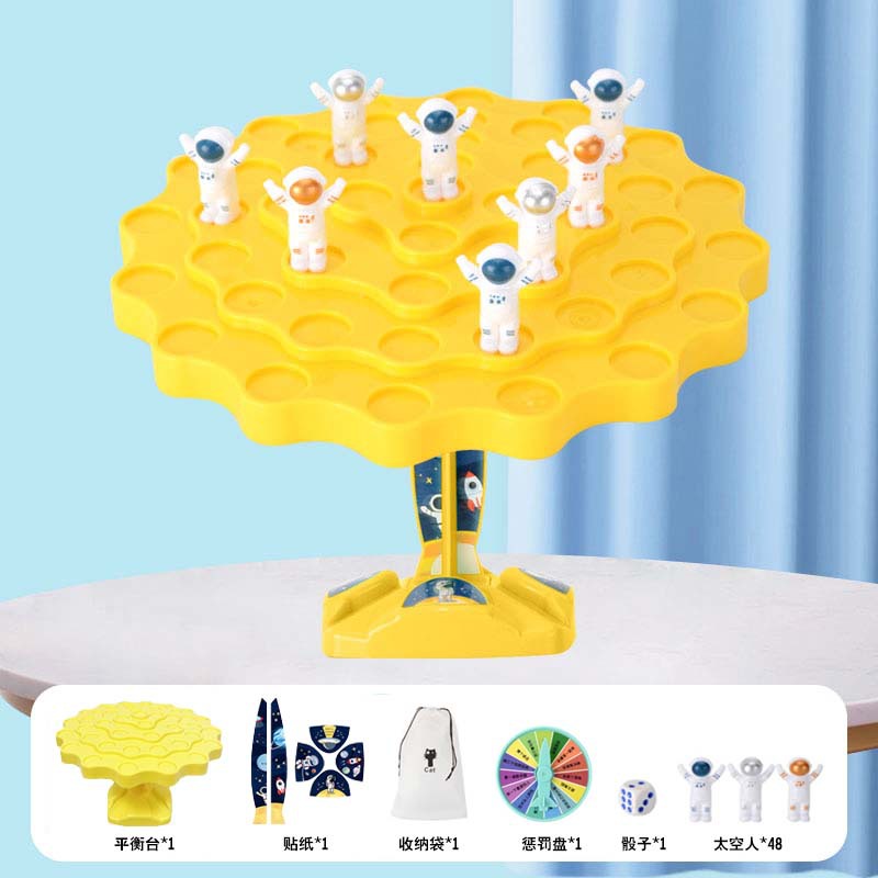 Balance Astronaut Desktop Game Stacking Astronaut Parent-child Interactive Children's Toys Children's Gift Creative Educational Toy Set THA2472