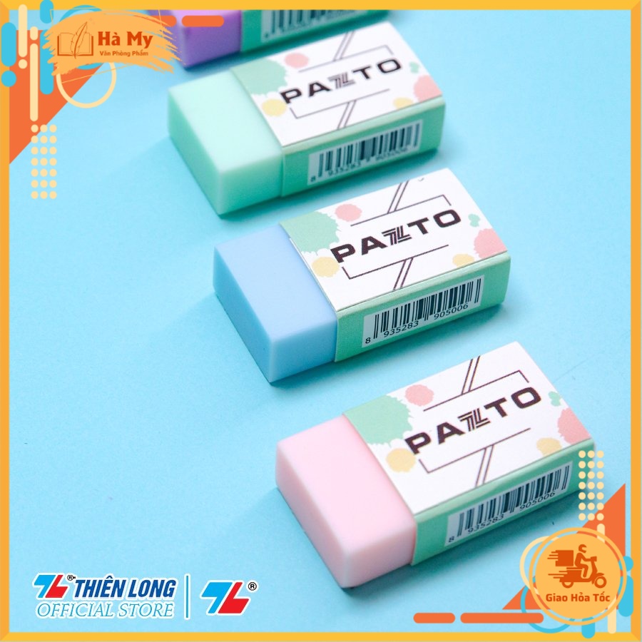 Combo 5 Cục Gôm tẩy không mùi Thiên Long Pastel Pazto Thiên Long E-010
