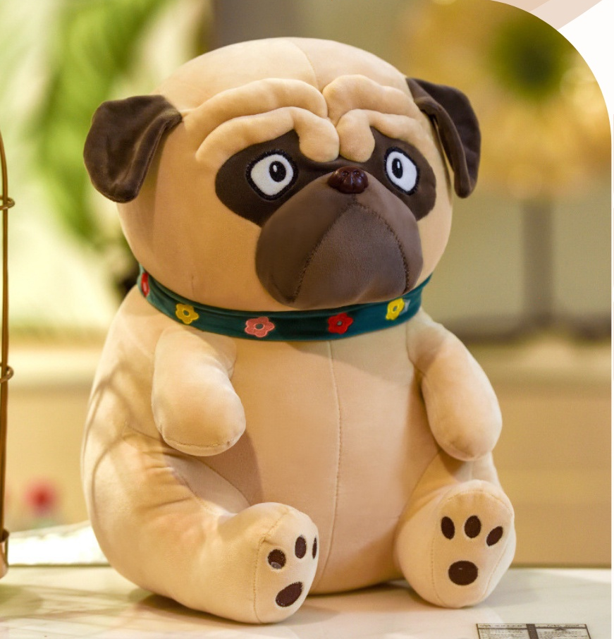 Gấu Bông Chó Pug Mặt Xệ Siêu Ngầu, Thú Nhồi Bông Chó Pug, Gấu Bông Chó ...