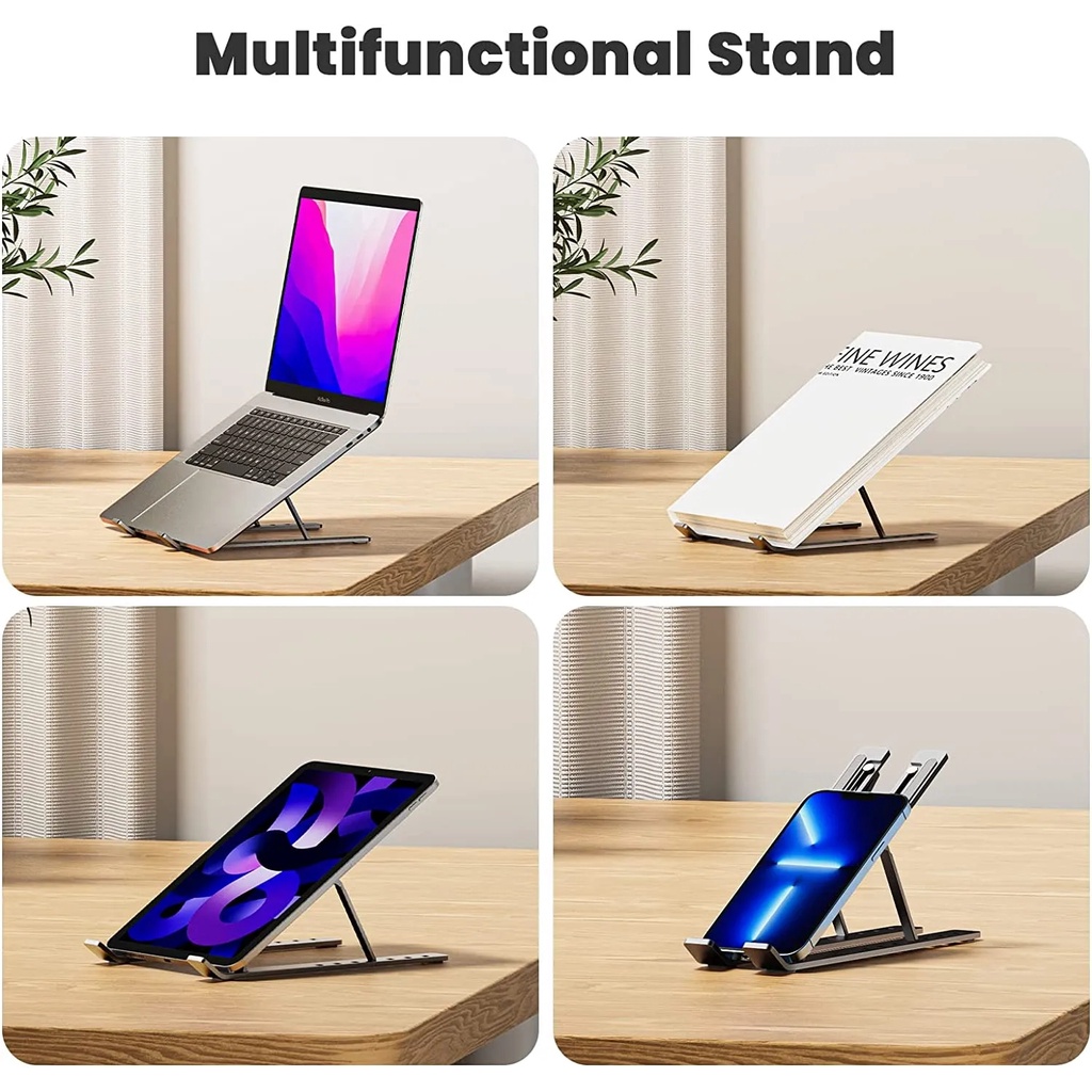 Portable Laptop Stand Adjustable Notebook Stand Adjustable Ergonomic Laptop Support Base Holder Notebook Laptop Base Computer Accessories