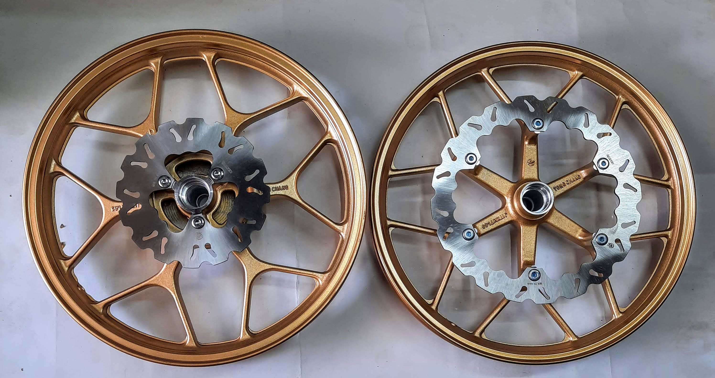 Bánh mâm kiểu Sonic thắng đĩa trước sau