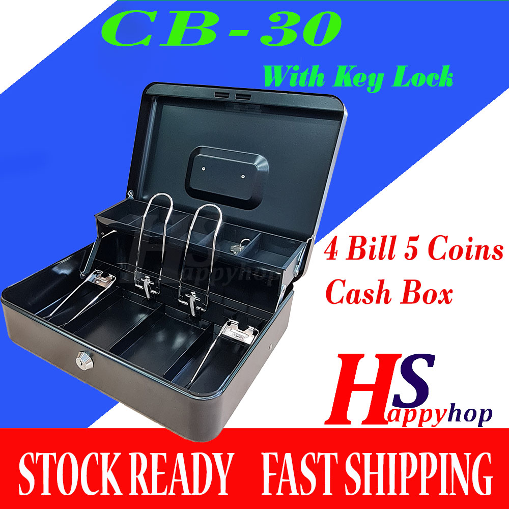 Geomaster CB30 Cash Box Compartment Tray Cash Lockable Security Cash