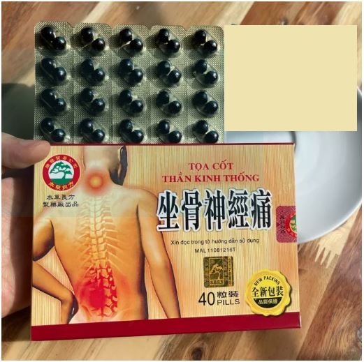 Tọa cốt thần kinh thống - loại xịn - 40viên - malaysia