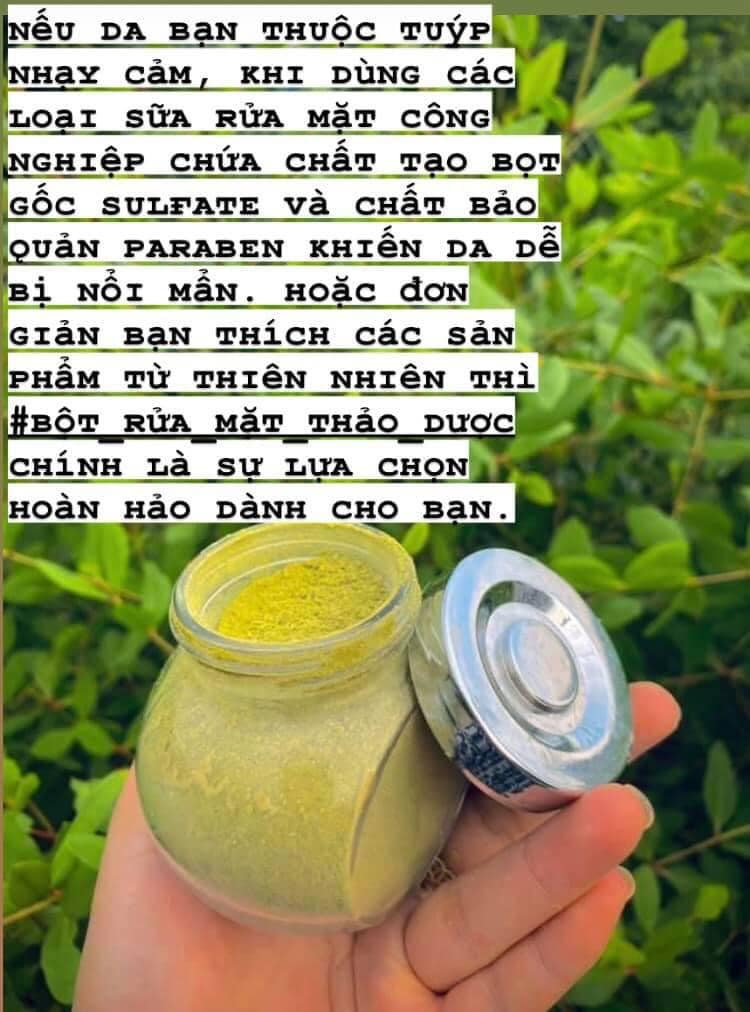 [Chính hãng] Bột rửa mặt Thảo Dược Mộc Dương Châu