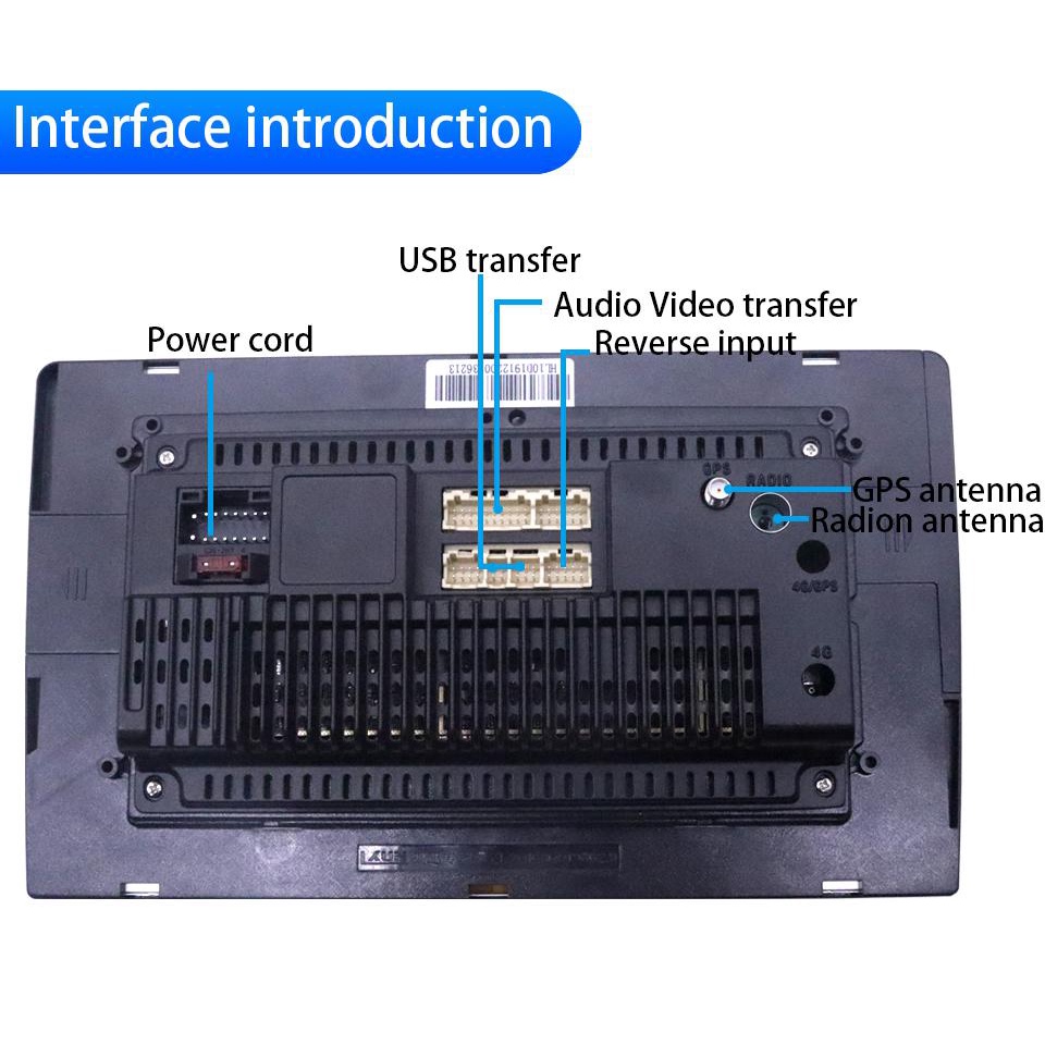 9 inch Màn hình xe hơi Android Android Navigator Universal Car MP5 Xem YouTube, Navigation,AHD Camera lùi, Dash Cam,