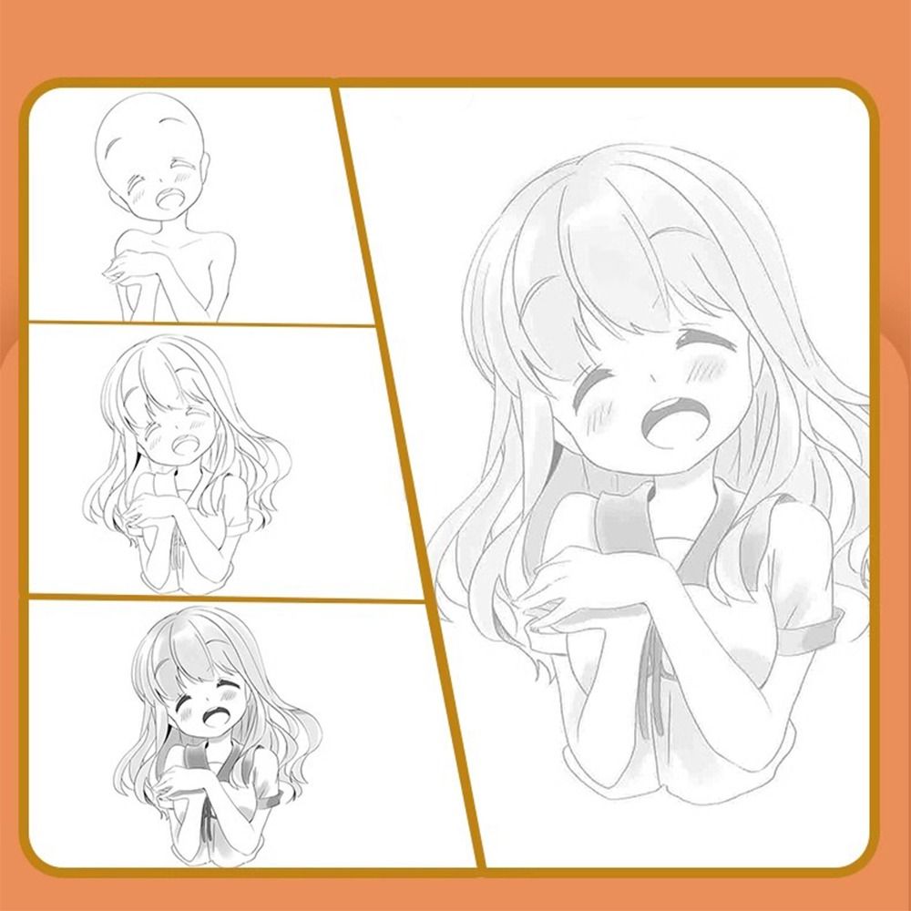 Bubler truyện tranh bé trai bé gái vẽ tay hướng dẫn cuốn sách nhân vật Anime phác thảo dòng dự thảo Sách thực hành học tập chuyên nghiệp nghệ thuật Truy Tìm phác họa nghệ thuật lớp học