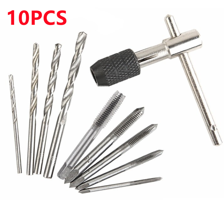 Tap Set DIY Hand Tool Wrench Ratchet Tap Wrench Tapping Threading Tool