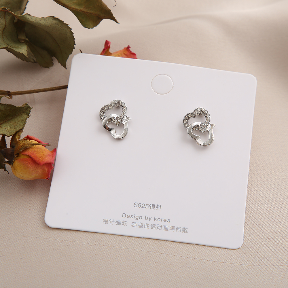 17MILE Korean Simple Pearl Earrings Elegant Heart Stud Earrings Tassel Earrings Fashion Jewelry