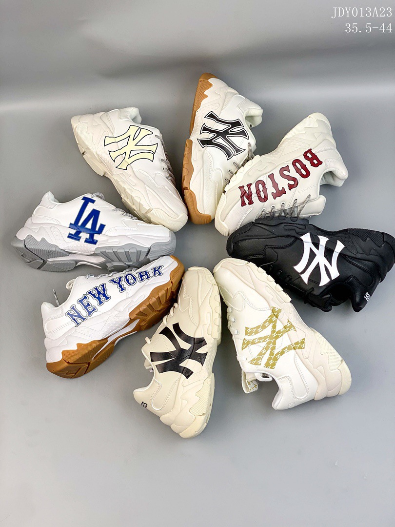 Giày MLB BOSTON NY hot trend thể thao sneaker nam nữ, Giày độn đế tăng chiều cao