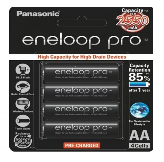 PIN AA PRO 2550MAH