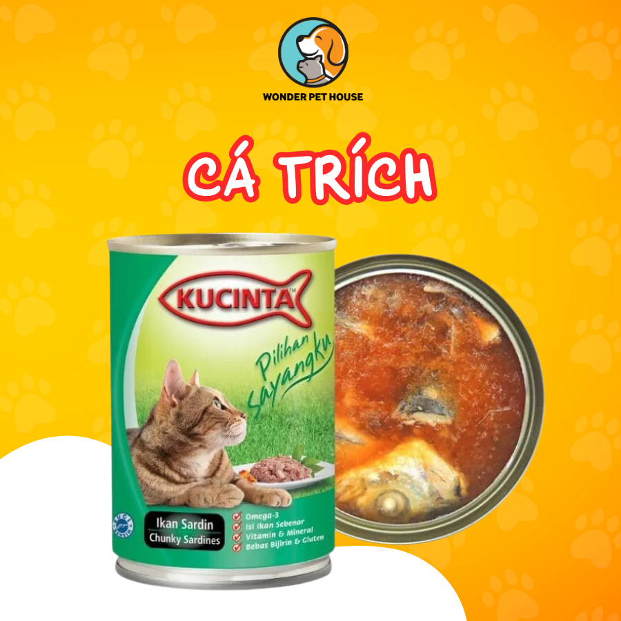[NEW] Pate lon KUCINTA 400g cho mèo mọi lứa tuổi - Pate Giá Rẻ