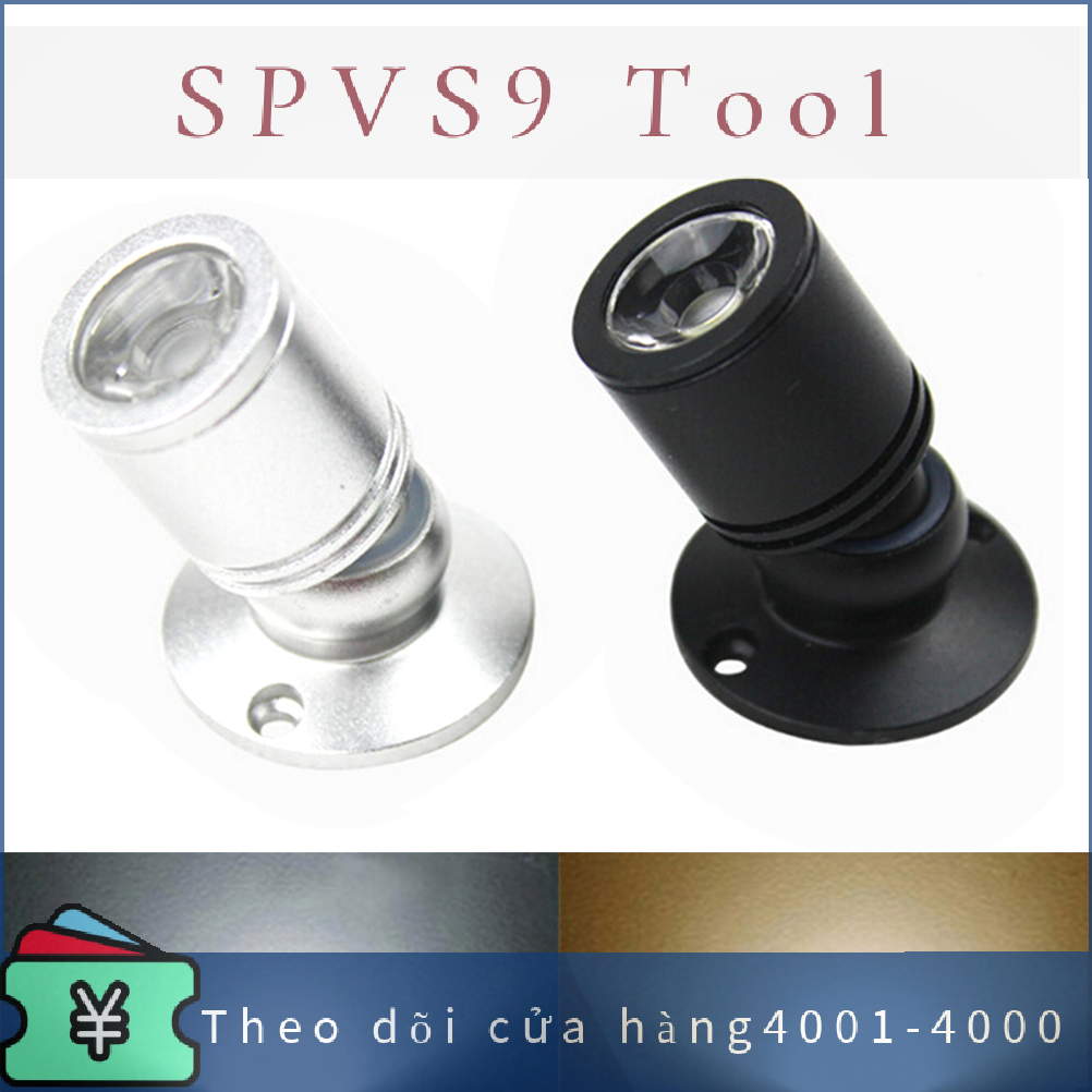 SPVS9 Tool Đèn rọi Mini 1W Đèn trần Led đèn âm trần chiếu sáng tủ