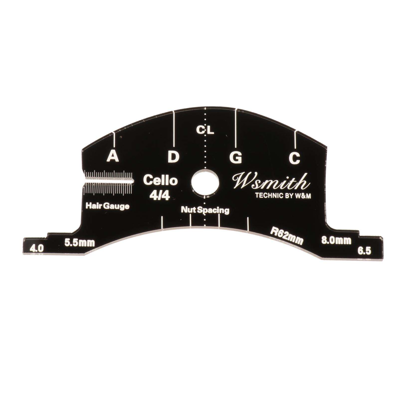 Violin Bridge Mold Template Reference Repair For 1/2 3/4 4/4 Size Violins