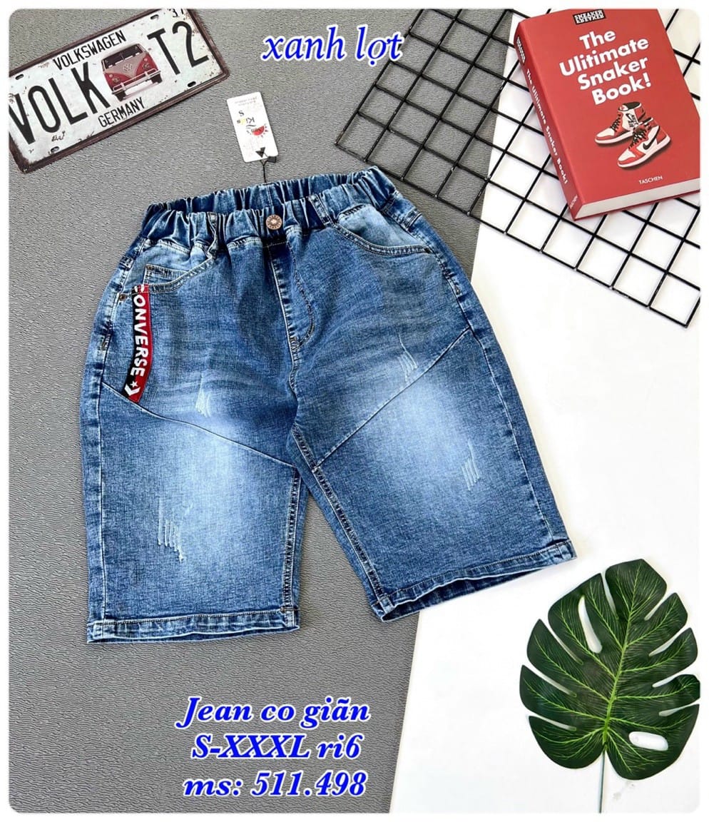 [HCM]Quần jean lửng bé trai lưng thun size đại cồ 40kg-75kg hàng vnxk 3 màu -XUKAKIDS shop