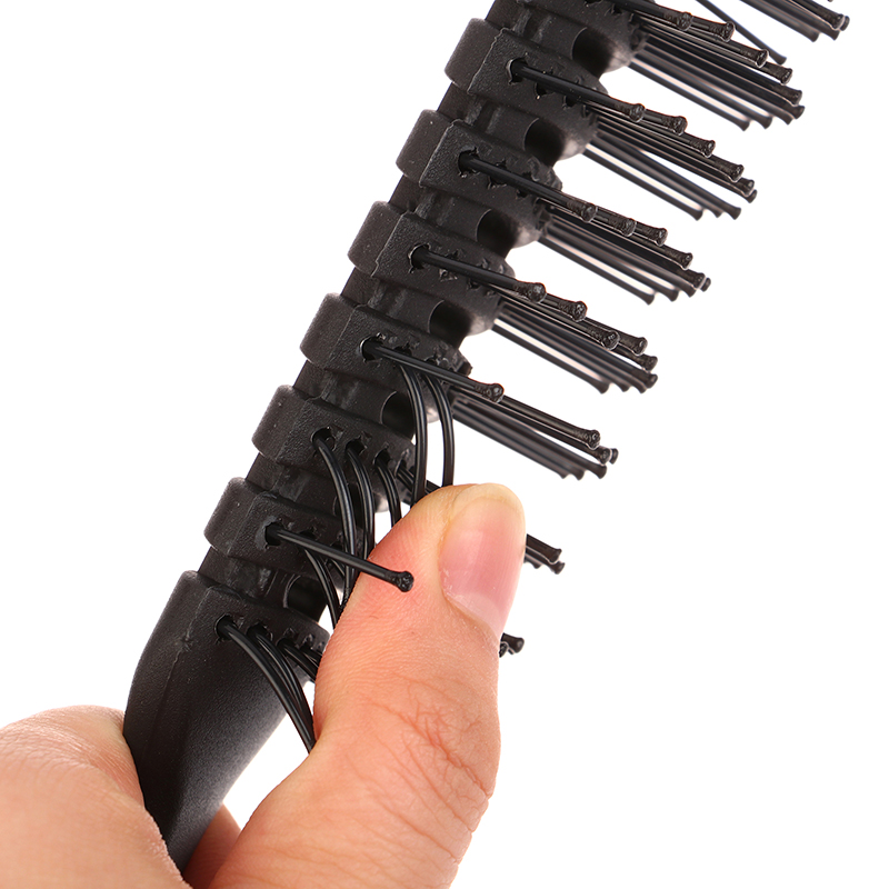 Men Anti-Static Ribs Comb Vent Heated Styling Massage Oil Head ...