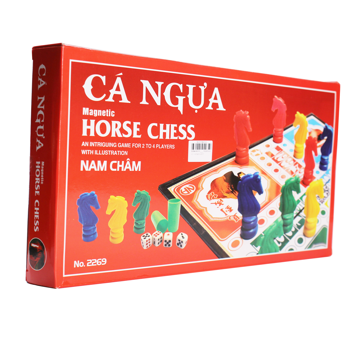 Bộ cờ cá ngựa nam châm size nhỡ