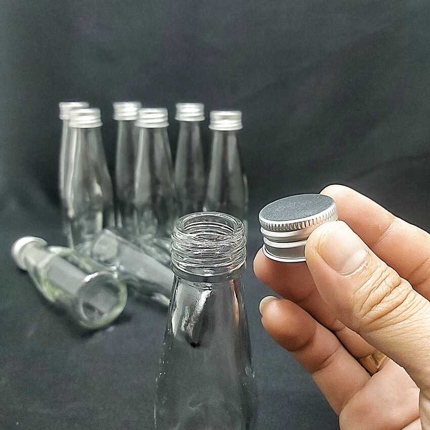 Glass JAR 100ml – Cylinder shape - combo 15 jars