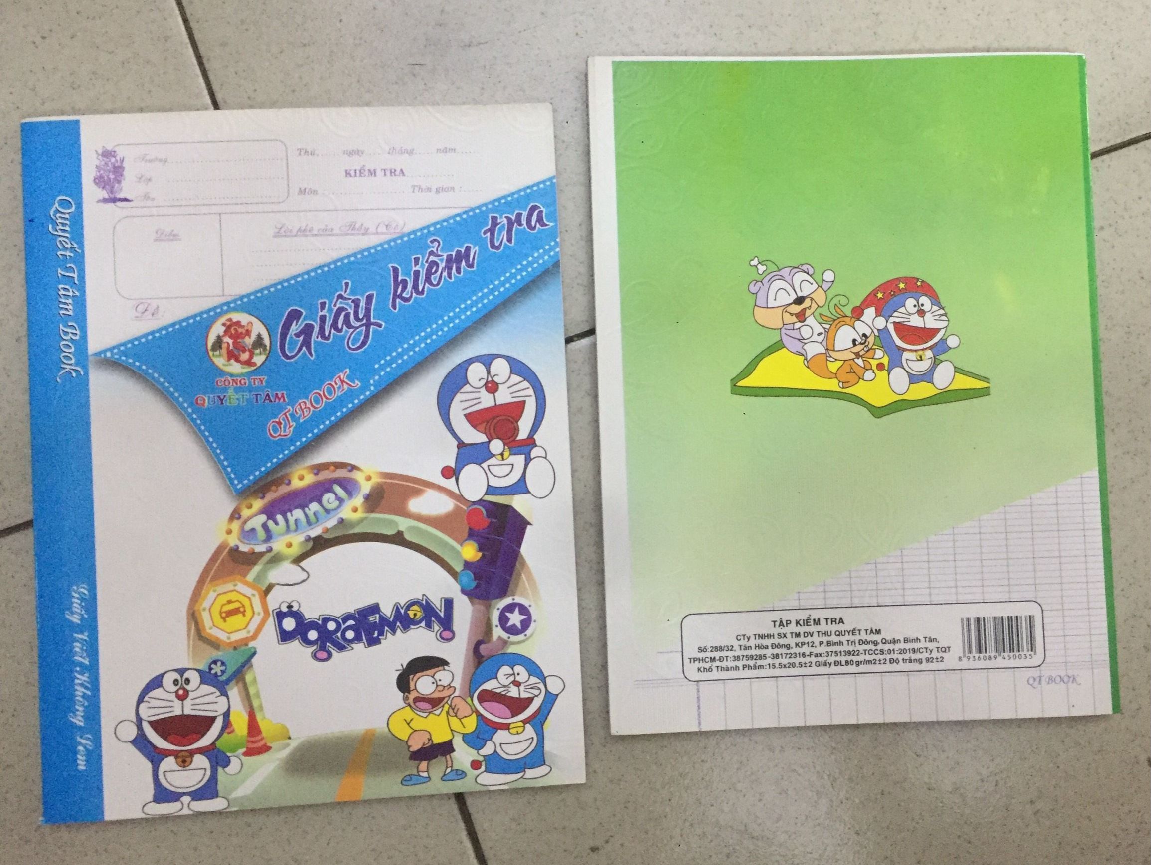 Tệp giấy kiểm tra 20 tờ đôi - đl 80gsm