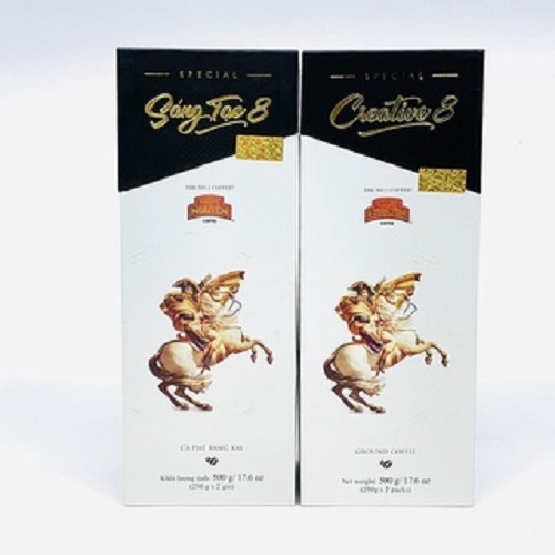 Trung Nguyen Legend Roasted and Ground Coffee for Filter Brewing - Creative 8 - Box of 500Gr
