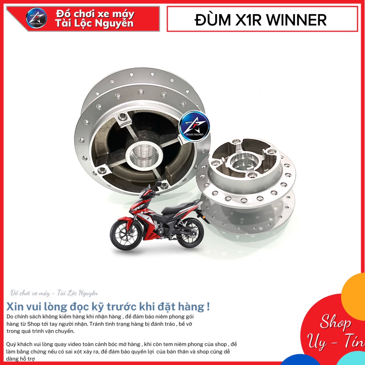 BỘ ĐÙM X1R + CẶP CĂM NOVA X1R CHO WINNER