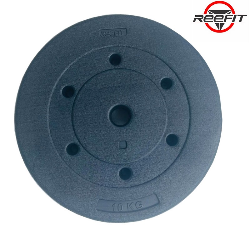 Tạ miếng nhựa đen Reefit 3kg có ruột