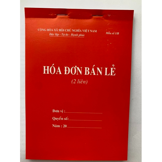 Hoá đơn bán lẻ A4/A5 (1liên,2liên,3liên)