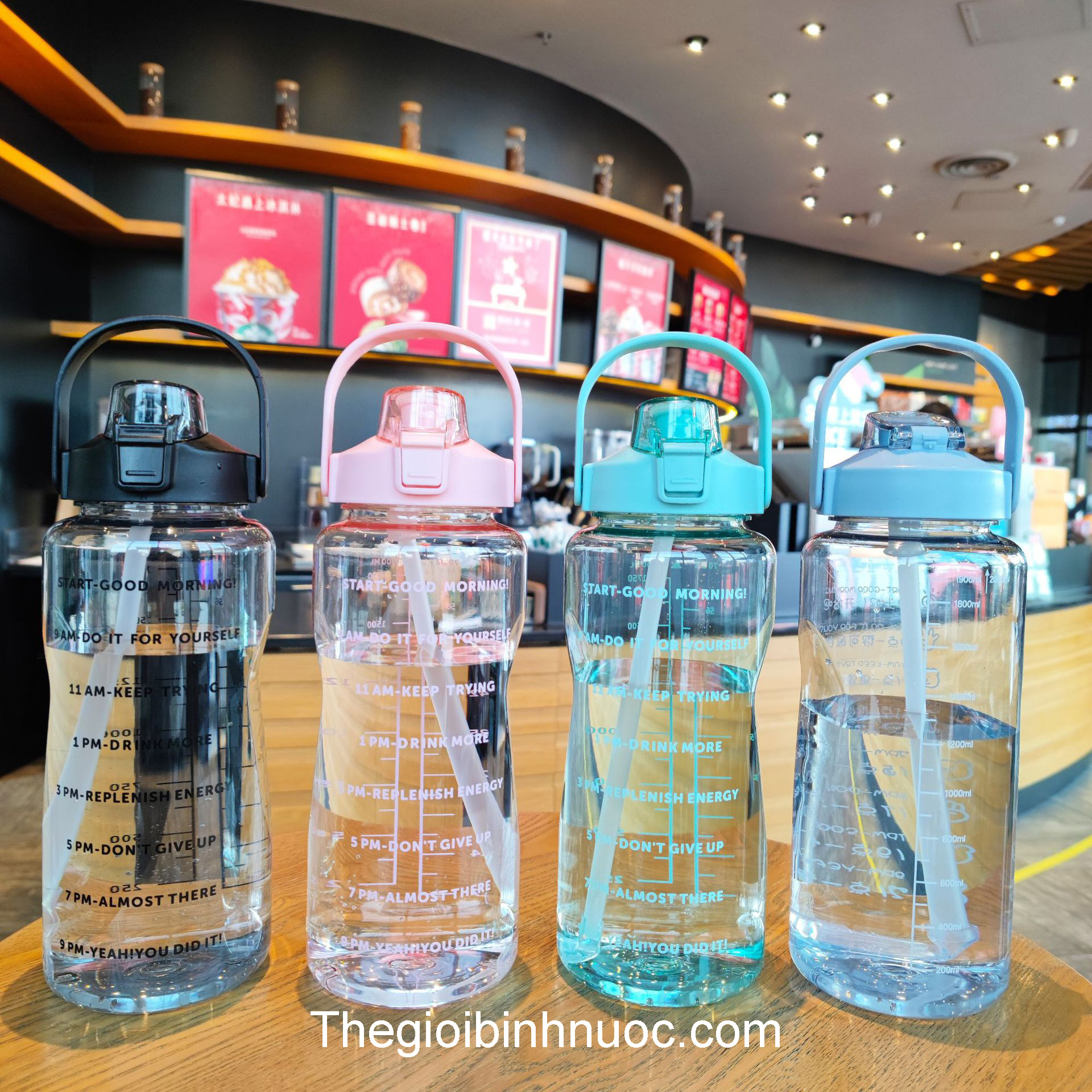 Bình Nhựa Nút Bật BPA FREE 2L N202