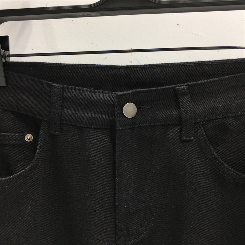 [HÌNH THẬT] QUẦN JEANS NAM ĐEN RÁCH BASIC CAO CẤP CO GIÃN GIÁ RẺ ĐEN03