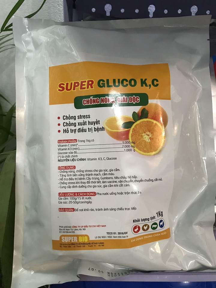 Điện giải Gluco KC gói 1kg