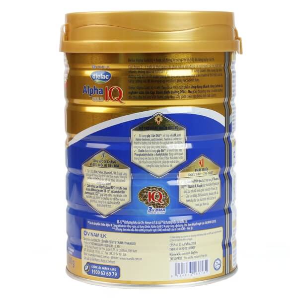 [HCM]SỮA BỘT VINAMILK ALPHA GOLD SỐ 4 850G