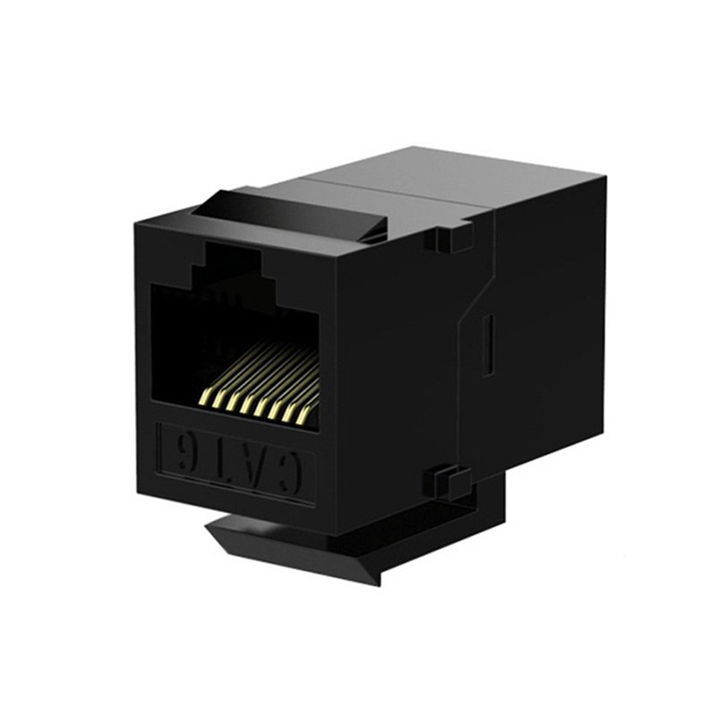 [North Bring] RJ45 Connector CAT6 Straight Through Network Module Information Socket CAT5E Jacks Inline Coupler Cable Adapter Ethernet Keystone Jack