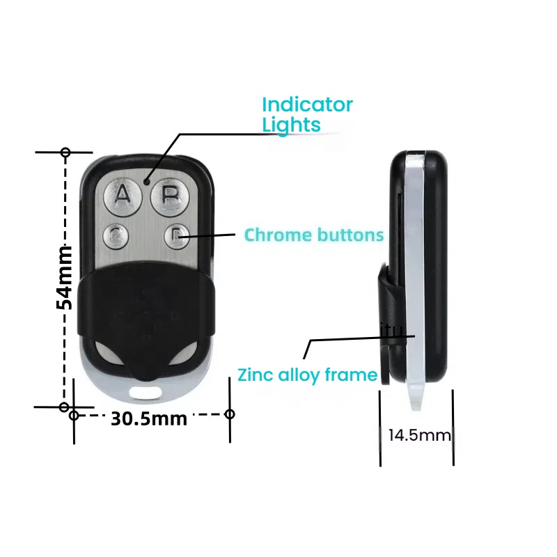315MHz/433MHz%20Metal%20Four-key%20Garage%20Door%20Remote%20Control%20Cross-border%20Access%20Control%20Clone%20Remote%20Control%20-%20Image%206