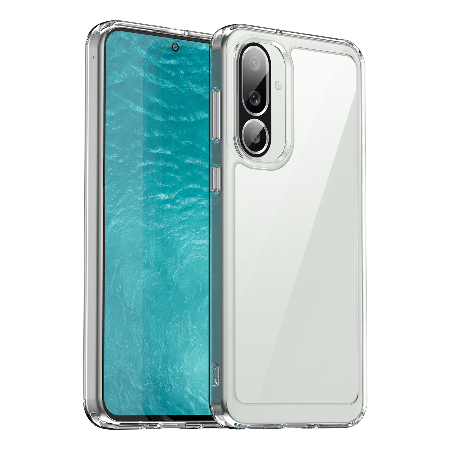 Samsung Galaxy F56 5G Case,Clear Shockproof Phone Case Transparent Cover for Samsung Galaxy F56 5G.