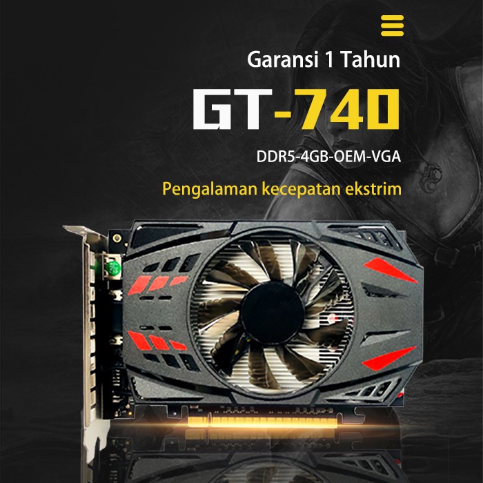 Vurrion GT 740 LP 4GB DDR3 - PT. Asia Global Suksesindo
