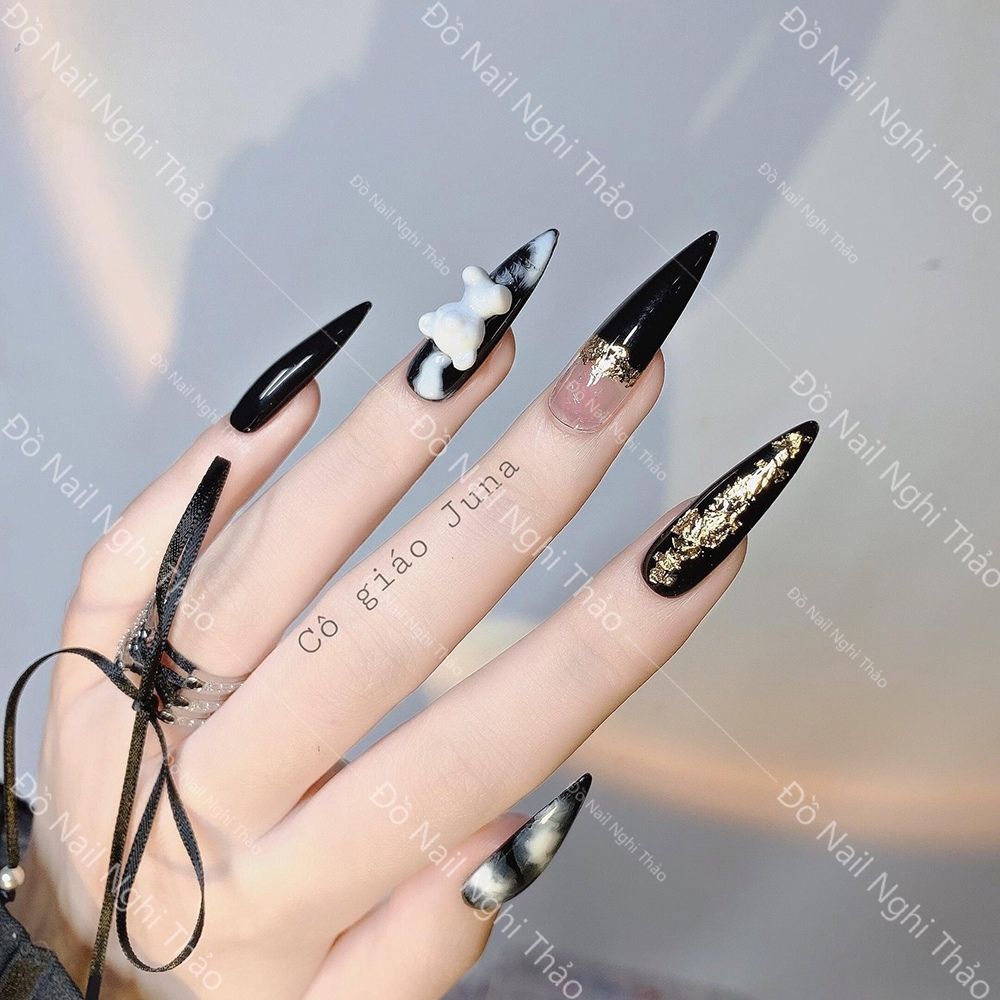 Giấy nhún nail 6 màu trang trí móng